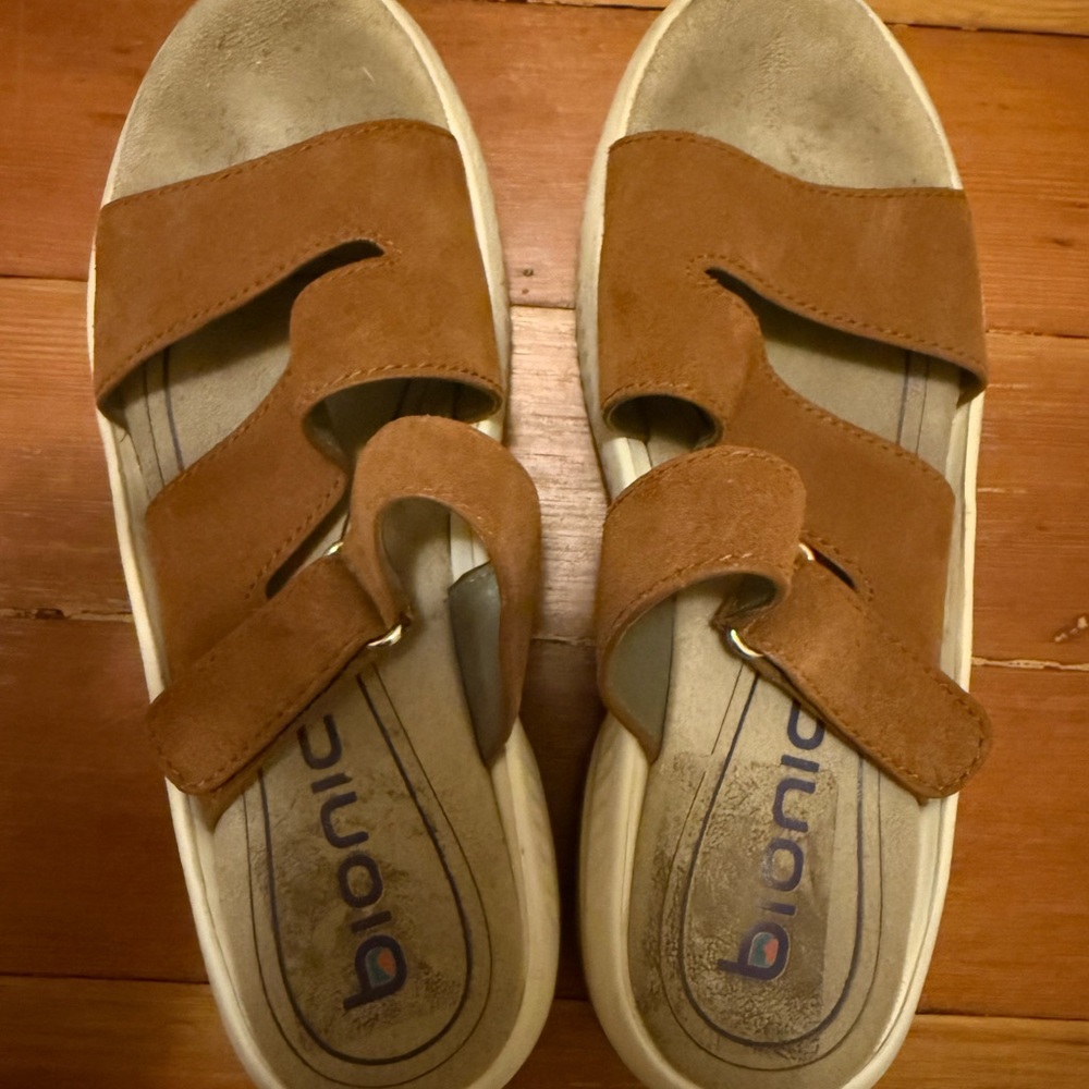 Brown Suede Sandals Bionico size 6.5